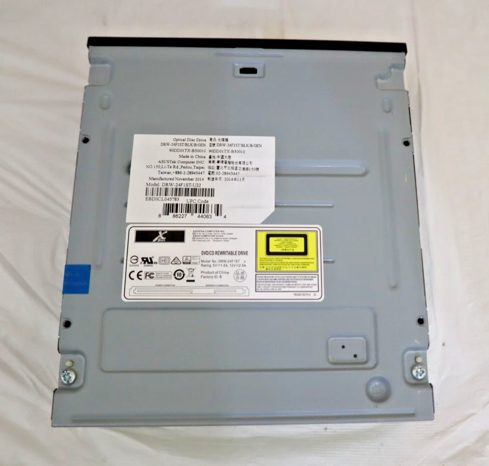 ASUS DRW-24F1ST 24x DVD / CD SATA Rewritable Drive Internal Optical Disc - Image 1 of 4