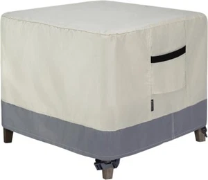 Patio Ottoman Cover Waterproof Outdoor Square Furniture Cover for Side End - Picture 1 of 8