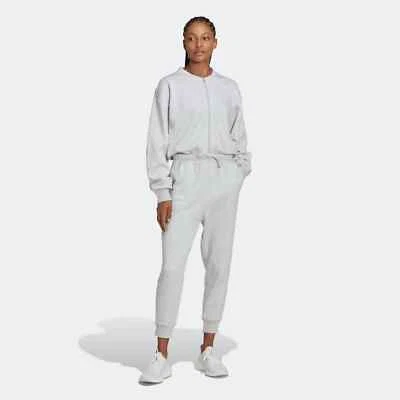 adidas Women's Sportswear Studio Lounge 7/8 Length Fleece BodySuit HM9918 - Image 1 of 4