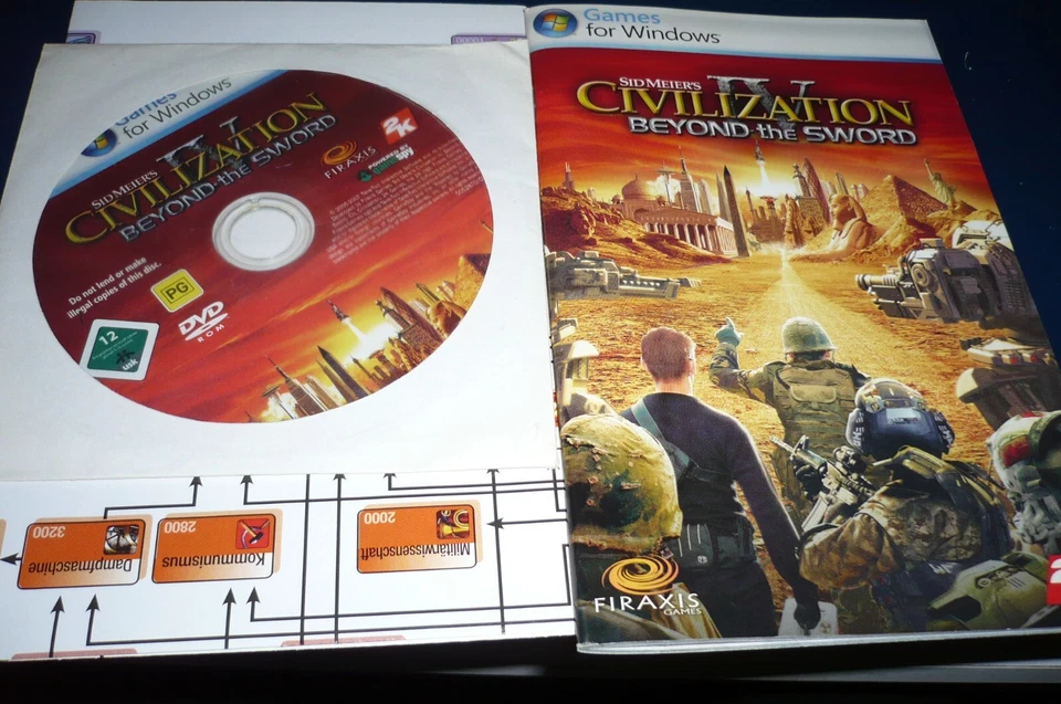Sid Meier's Civilization IV - Beyond the Sword--Erweiterungs DVD mit Anleitung - Bild 1 von 1