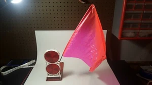 Vintage Anthes Roadside Stratolite No. 38 Red Reflecfor Flag Set  With Box    4C - Picture 1 of 12