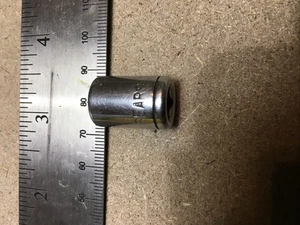 Vintage Sears 10mm 1/4" Drive Socket Shallow Well 6pt Taiwan Made Metric Chrome - Picture 1 of 6