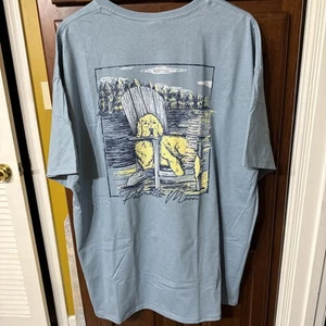 Palmetto Moon Light Blue Labrador Retriever Dog Graphic T-shirt 2X - Picture 1 of 4