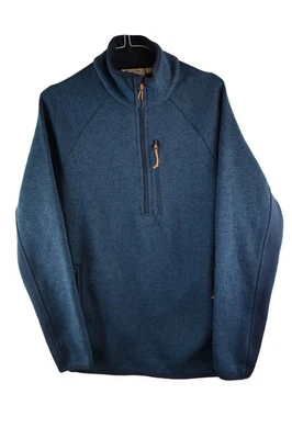 Mountain Warehouse Herren Fleece Zip 1/4 Pullover Blau Größe M Outdoor - Bild 1 von 4
