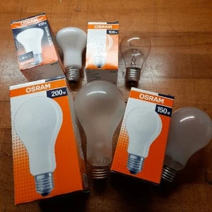 Glühbirnen klassisch (keine LEDs)  E27 und E14, neu - Bild 1 von 5