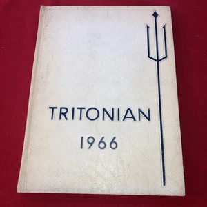 Triton High School Yearbook 1966. “Tritonian” Runnemede New Jersey - Picture 1 of 14