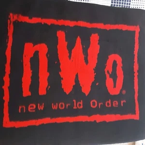 Vintage Biederlack New World Order Wrestling Decke 53" W x 50" L USA Hulk Hogan - Bild 1 von 10