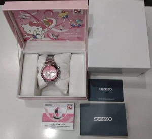 Seiko Hello Kitty Shinkansen Uhr Hello Kitty 50th Anniversary Edition - Bild 1 von 11