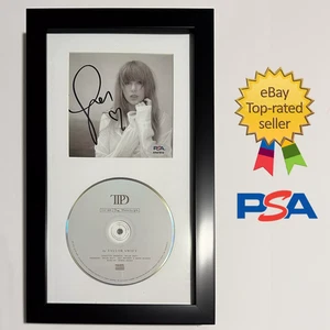 PSA/ADN AUTÉNTICO Taylor Swift - The Tortured Poets Department CD firmado corazón - Imagen 1 de 12