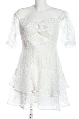 ASOS Mini vestido Mujeres Vestido Talla EU 40 blanco elegante - Imagen 1 de 4