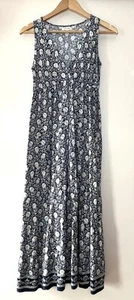 Max Studio Prairie Dress Women's XS Tiered Flounce Farmgirl Western Sleeveless - Picture 1 of 4