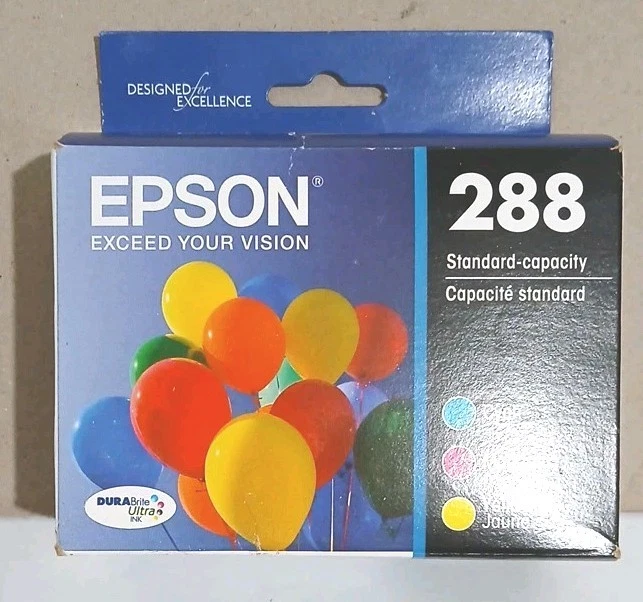 Epson 288 Ink Catridges Std Capacity Cyan Magenta Yellow T288520 Exp 12/2025+ - Image 1 of 1