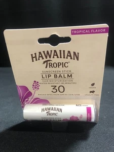 Hawaiian Tropic Lippenbalsam LSF 30 - Tropischer Geschmack - 0,14 oz (4 g) - Bild 1 von 2