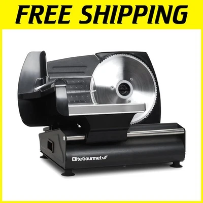 Fatiador de carne elétrico Ultimate com lâmina de aço inoxidável 7,5" - ajustável Th... - Imagem 1 de 4