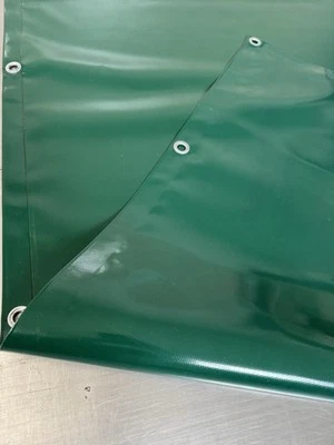 NEIMAR PLANEN LKW Plane Abdeckplane Moss Grün 142,0 m mit Ösen und Saum zum Holz abdecken