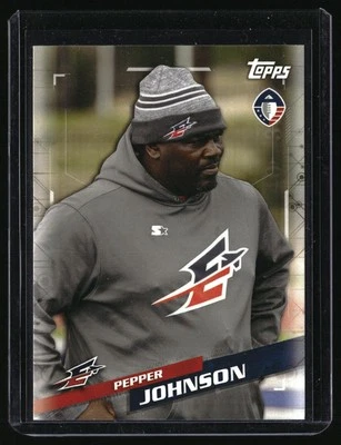 2019 Topps AAF #78 Pepper Johnson - Image 1 of 2