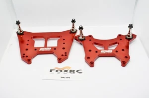 ARRMA Kraton 6s V6 EXB F&R Shock Towers w/Standoffs CNC 7075 T6 Red FX3691 - Picture 1 of 3