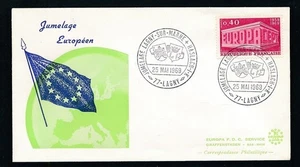 D455658 France Commemorative Cover Europa CEPT 1969 Buildings - Picture 1 of 1
