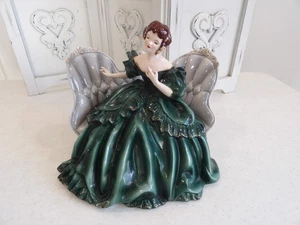 Vintage Florence Ceramics Pasadena California~VICTORIA~Lady Sitting~Green Dress - Picture 1 of 6