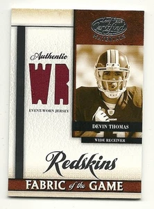 08 Leaf Certified Materials-Fabric of the Game Position-Devin Thomas-099/100 - Picture 1 of 1