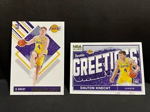 2024-25 Panini Dalton Knecht Winter Tribute #294 / Greetings #19 Lakers - Picture 1 of 2
