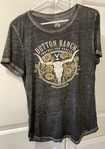 Camicia donna Paramount Yellowstone taglia media nera Dutton Ranch - Foto 1 di 4