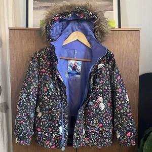 Disney Frozen Burton jacket Ski Snowboard Sz S 7-8 Years Old 122-135cm DryRide - Picture 1 of 11