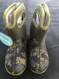 Baby Bogs Axel Children’s Boots (Moss Multi) size 8 (BRAND NEW IN BOX) - Picture 1 of 6