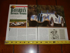 1938 BMW 328 ORIGINAL 1997 ARTICLE - Picture 1 of 4
