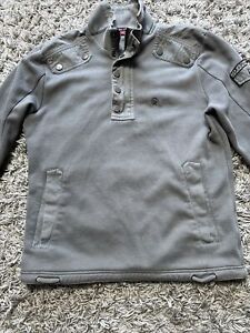 Duck and Cover Mens Grey jumper size Large