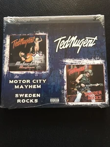 TED NUGENT - 2 CD Set : Sweden Rocks + Motor City Mayhem , NEU , NEW - Imagen 1 de 2