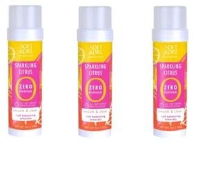 BL Soft & Dri Deodorant Sparkling Citrus Zero Aluminum 3oz each -- THREE PACK - Picture 1 of 1