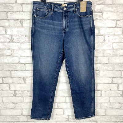 MADEWELL NWT Women's Plus Stovepipe Vinter Wash Full-Length Jean Jeans 24W NN741 - Image 1 of 4