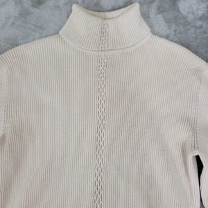 Jones New York Country Women's Sweater Turtleneck Wool Blend Ribbed Classic Sz L - Picture 1 of 8