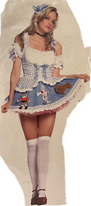 MISS DOROTHY ADULT COSTUME for ALL OCCASIONS & for Halloween SMALL 2 PC.