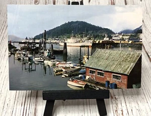 Wrangell, Alaska Hafen Hafen Dockside Postkarte - Bild 1 von 4