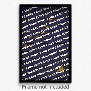 Sand Point Alaska Poster (AK City Souvenir 11x17 Stadtdruck) - Bild 1 von 1