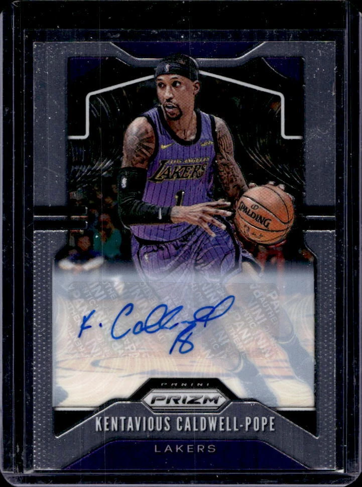 2019-20 Prizm Kentavious Caldwell Pope Autograph Auto #224 Lakers