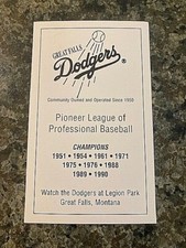 1995 Great Falls Dodgers Team Set - Great Collectible/Scarce, only 200 Made!