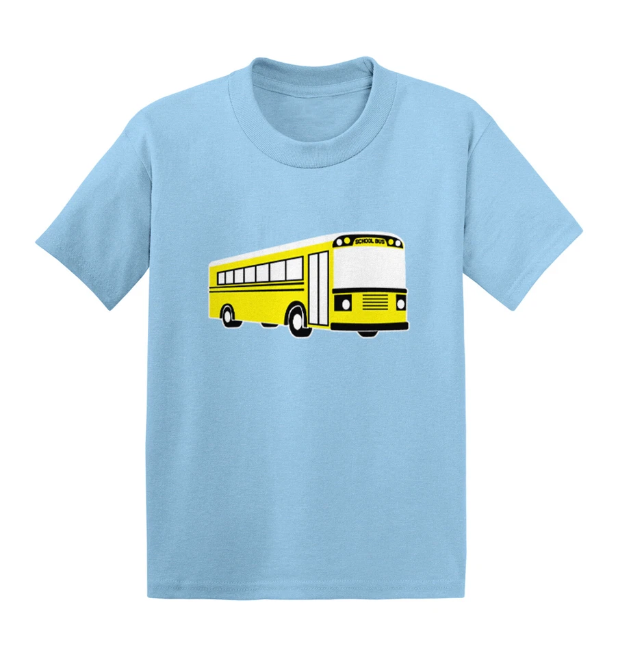Детская футболка школьный автобус - ученик одноклассники умный водитель автомобиля - Изображение 1 из 1