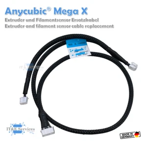 IT&E Services Anycubic Mega X - Extrusora Cable de Recambio - 3D Impresora - Imagen 1 de 5