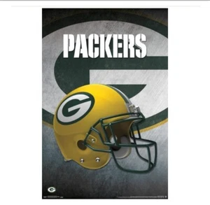 Green Bay Packers 22 x 34" Posterhelm 16 Neu aus altem Lagerbestand - Bild 1 von 1
