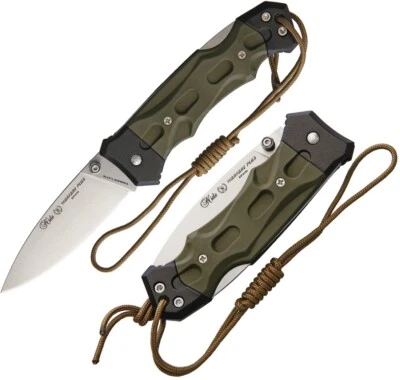 Cuchillo Plegable Nieto Warfare Plus 3" 1.4116 Hoja de Acero Verde Mango Forprene Foto 1 de 3