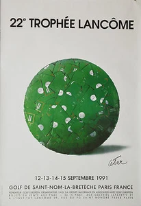 ORIGINAL ALTES POSTER - TROPHÄE LANCOME - 1991 CAESAR - 120 x 160 cm - Bild 1 von 1