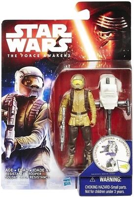 Figura Hasbro Star Wars El Despertar de la Fuerza RESISTENCIA SOLDADO 3.75" NUEVA B3451 Foto 1 de 3