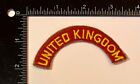 Cold War US Army Transportation Corps Terminal United Kingdom Arc Tab for Patch