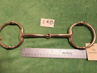 Horse Bit English Eggbutt Cheltingham Gag 6 In Thin Mouth 3 1/2 In Ring New Stai