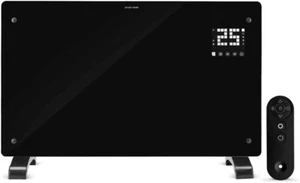 Devola Electric Glass Panel Heater Smart WiFi Alexa Wall / Floor Mount Timer - Picture 1 of 15