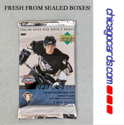 2005-06 Upper Deck Series-2 Hobby Pack Look4 Alexander Ovechkin YG Rookie automático Foto 1 de 4