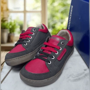 BIRKENSTOCK Kids Astee Leather Supportive ColorBlock Sneaker Shoes Regular Fit - Picture 1 of 15